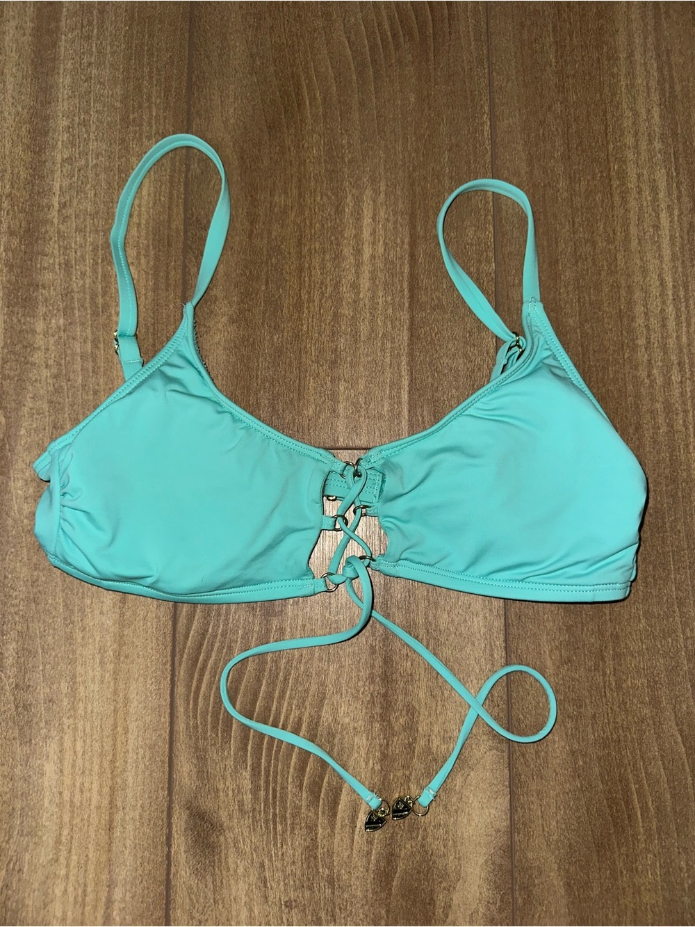 Cremieux Turquoise Bikini Top